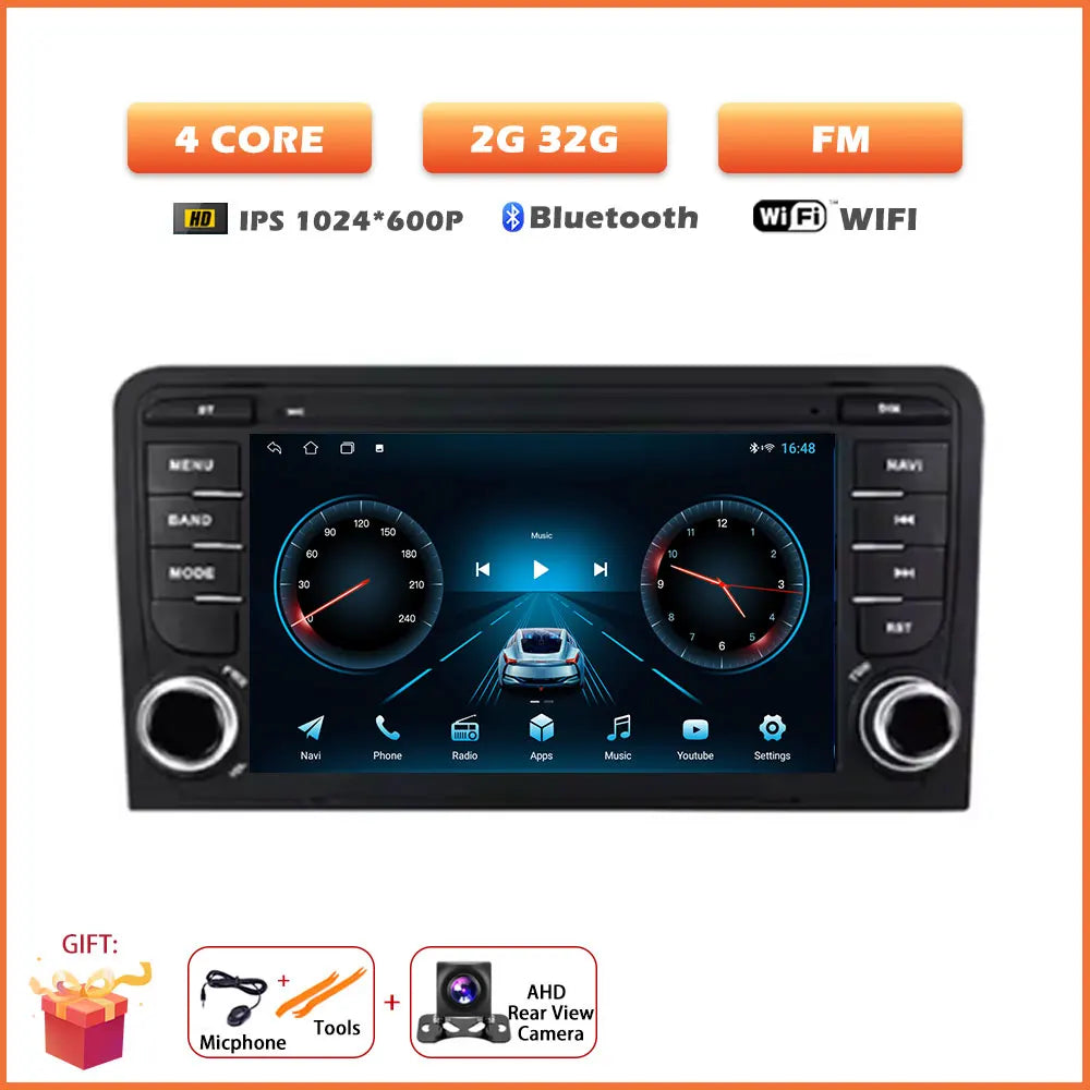 7-Inch Android Car Radio for Audi A3 with Wireless CarPlay - image 16
