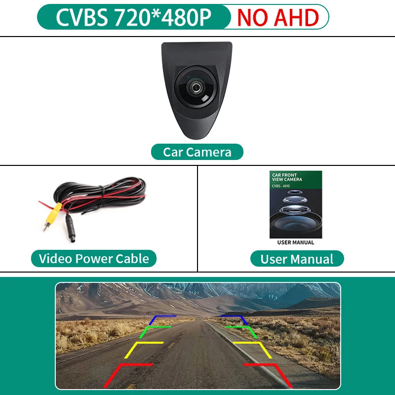 AHD Front View Logo Camera for Toyota Land Cruiser & Tacoma - image 19