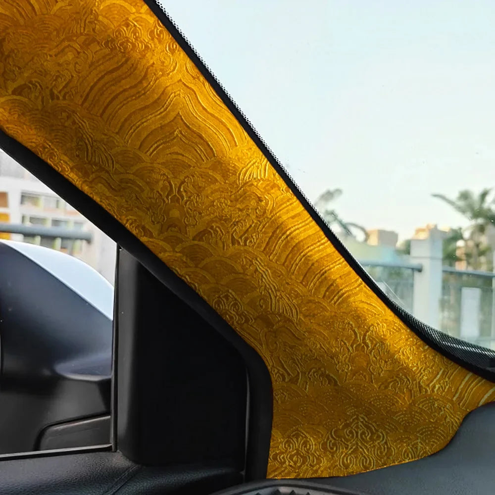 Self-Adhesive Pillar and Headliner Fabric Wrap, 59 x 19.7 in