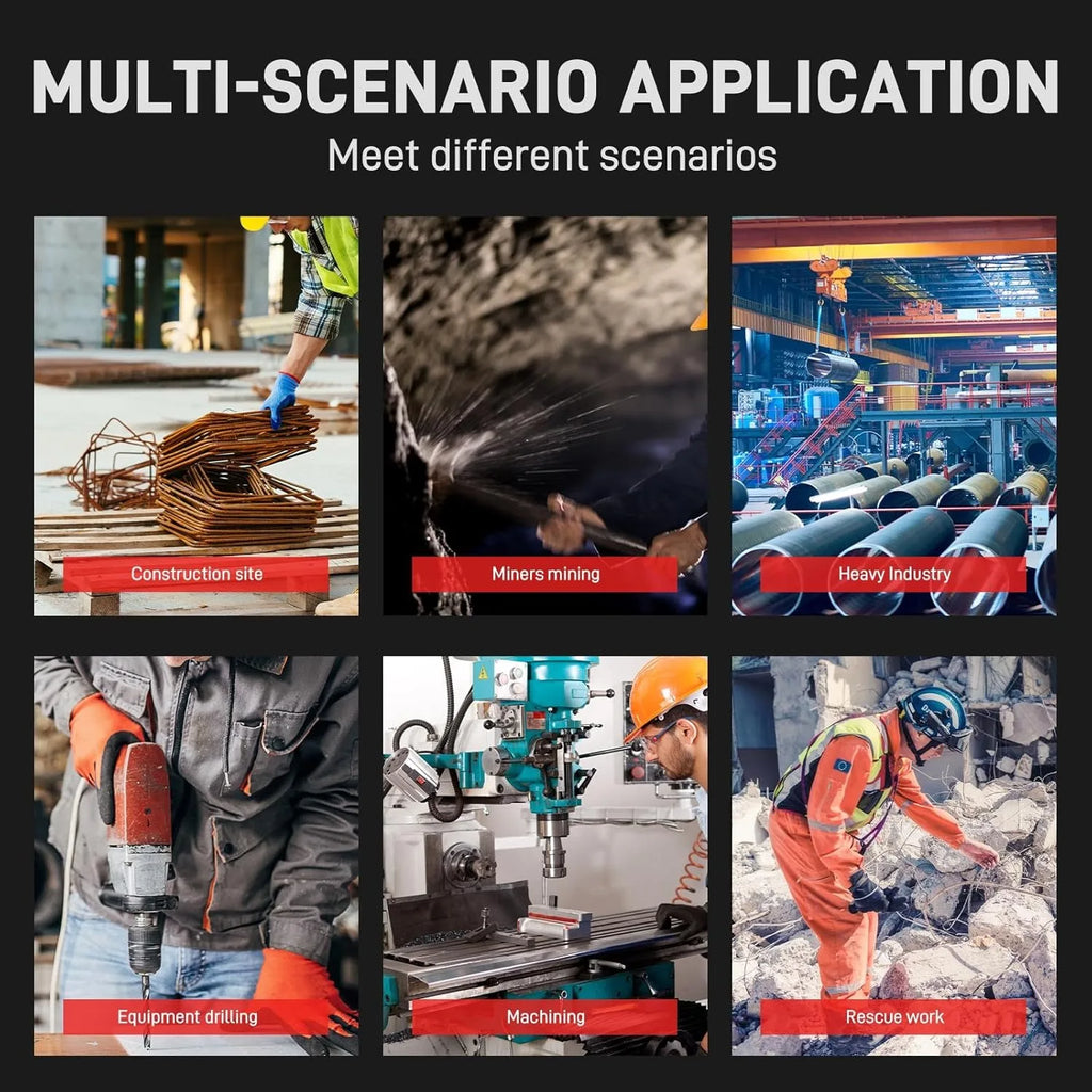 Cut Resistant Gloves Level C, Nitrile Sandy Work Gloves with TPR Knuckle Guard, EN388 4X42CP Safety Gloves for Mechanics