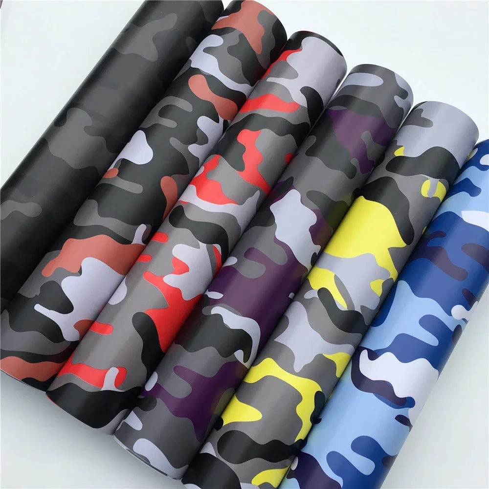 Camo Vinyl Wrap Film Roll - Car Motorcycle Laptop DIY Sticker