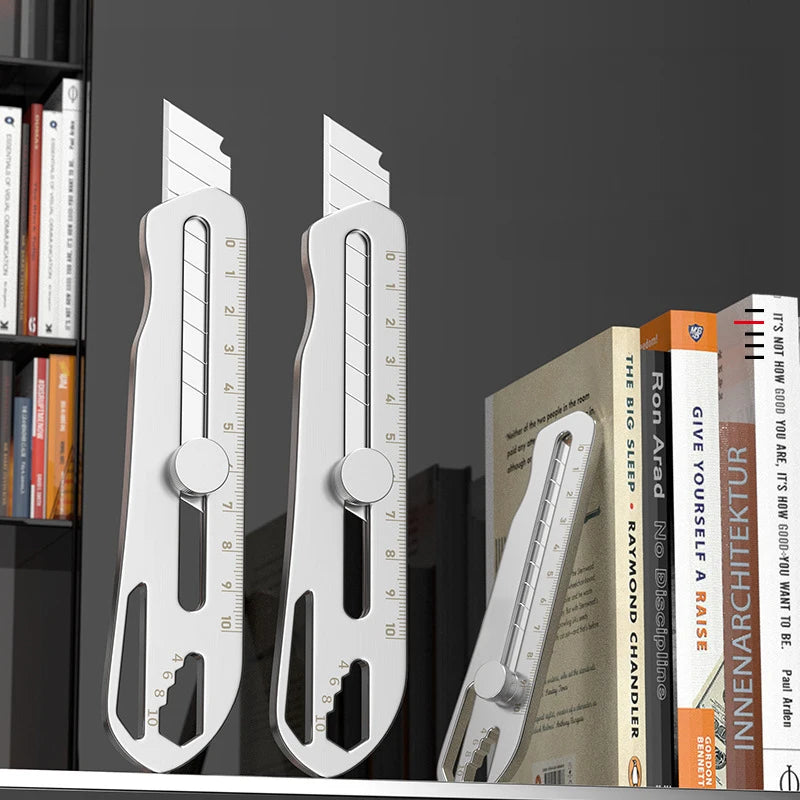 Heavy Duty Industrial Grade Stainless Steel Utility Knife and Wallpaper Blade Set