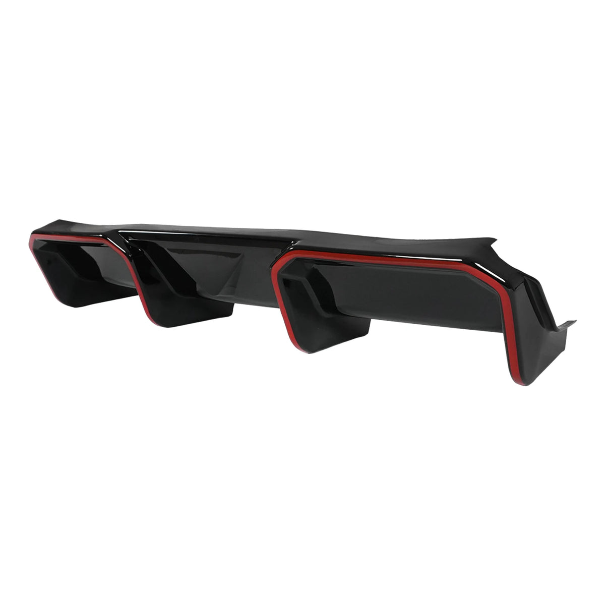 Rear Bumper Diffuser for Hyundai Elantra N 2024-2026, Gloss Black - view 23