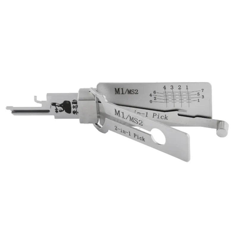 Lishi 2-in-1 Locksmith Tool for Home Door Locks (R52/KW1/SC1) - image 9