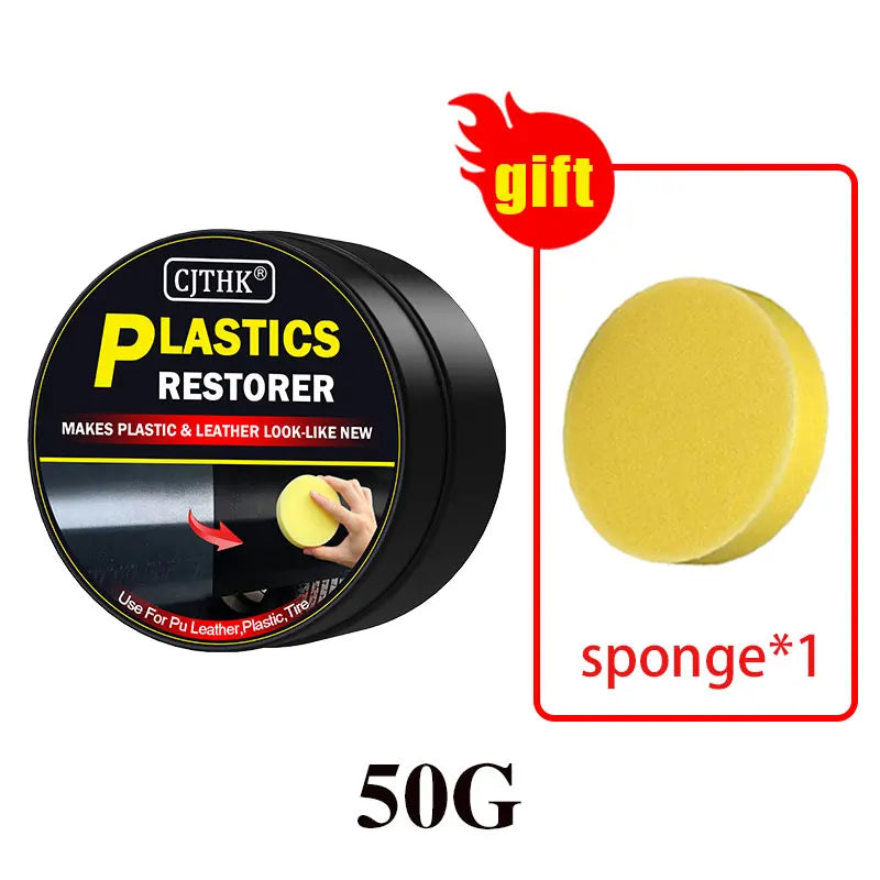 Car Plastic Trim Restorer, Back to Black Gloss Plastic & Leather Coating