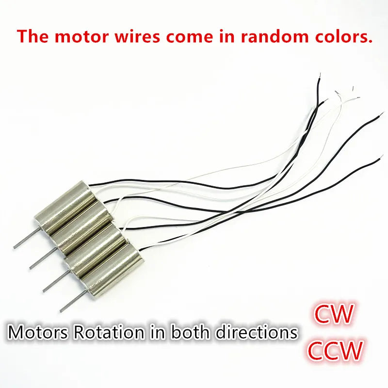 4pc DC 3.7V 50000rpm Coreless Motors with Propellers for Micro FPV - view 5