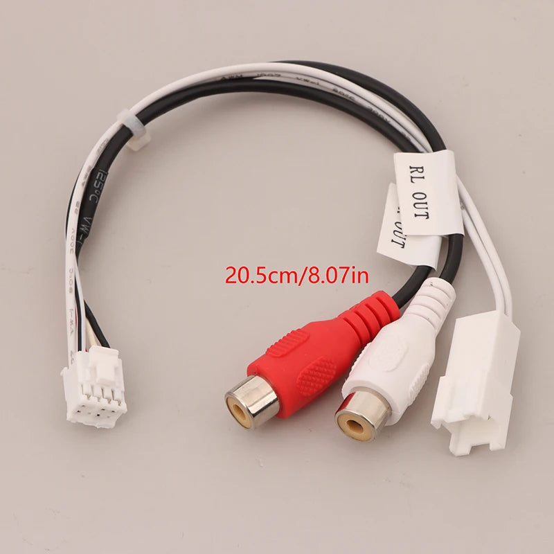 8P RCA Male/Female Plug Cable for Car Audio Systems - image 6