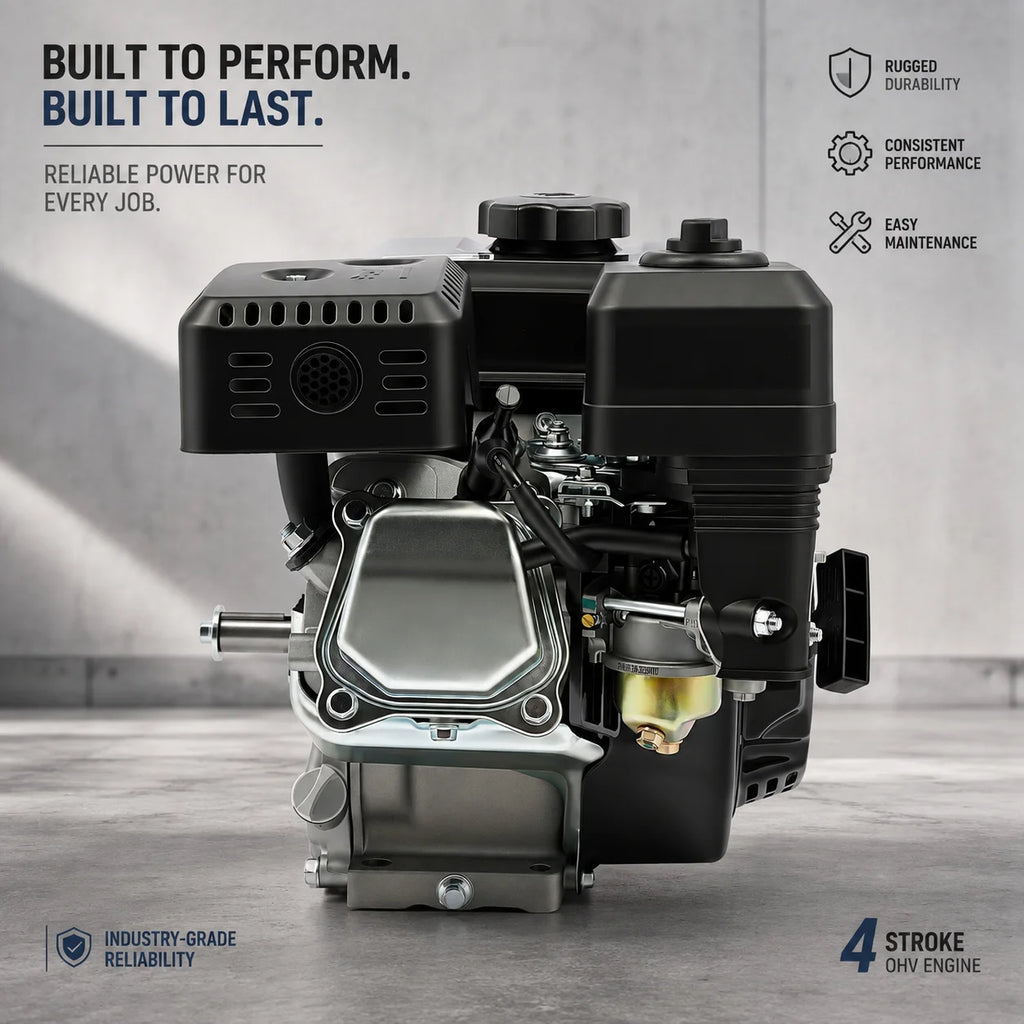 7.5HP 210cc 4-Stroke Gas Engine, Electric/Hand Start