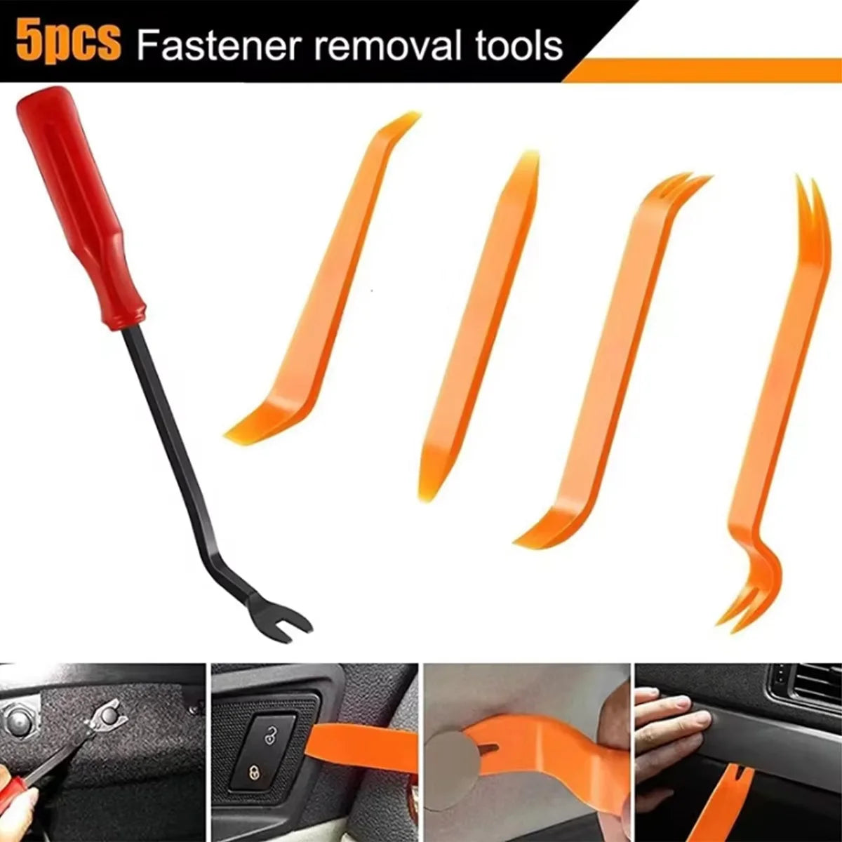 Universal Car Trim Removal Tool Kit – Non-Scratch Pry Bar Set - image 10
