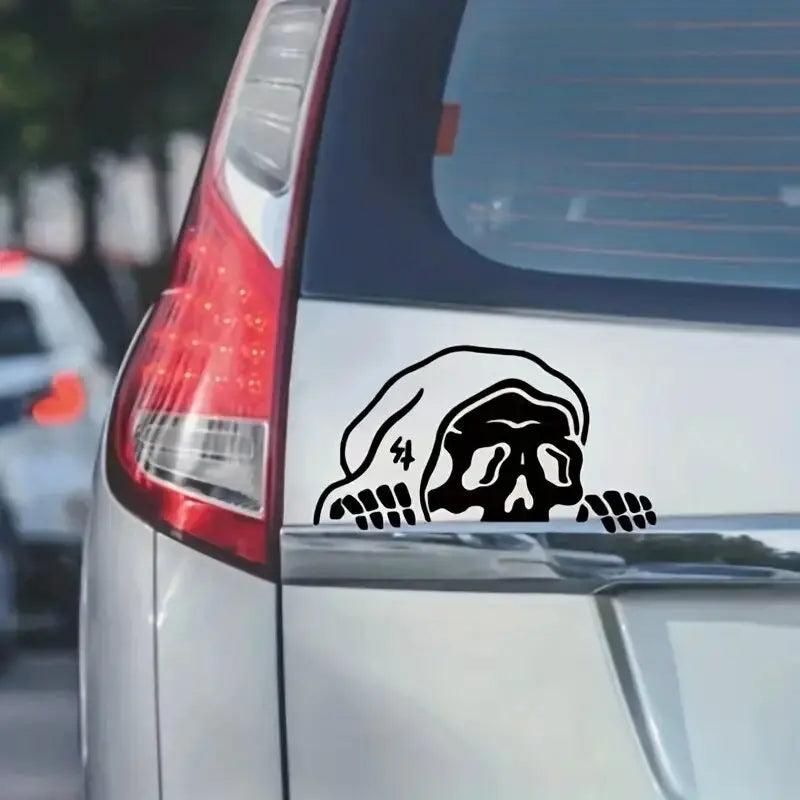 Cartoon Skull Stickers for Cars, Trucks, Laptops and Motorcycles - view 3