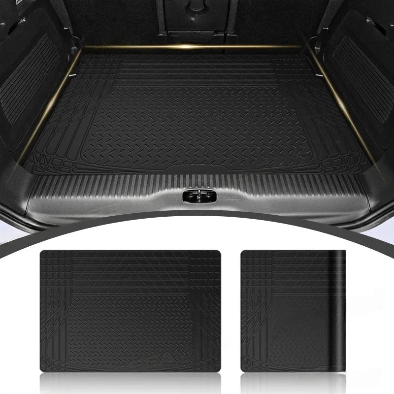 120X80CM Trunk Mat for Car Waterproof PVC Cargo Liner Free-Cutting Anti Scratch Trunk Protection Cover for Suv Sedan