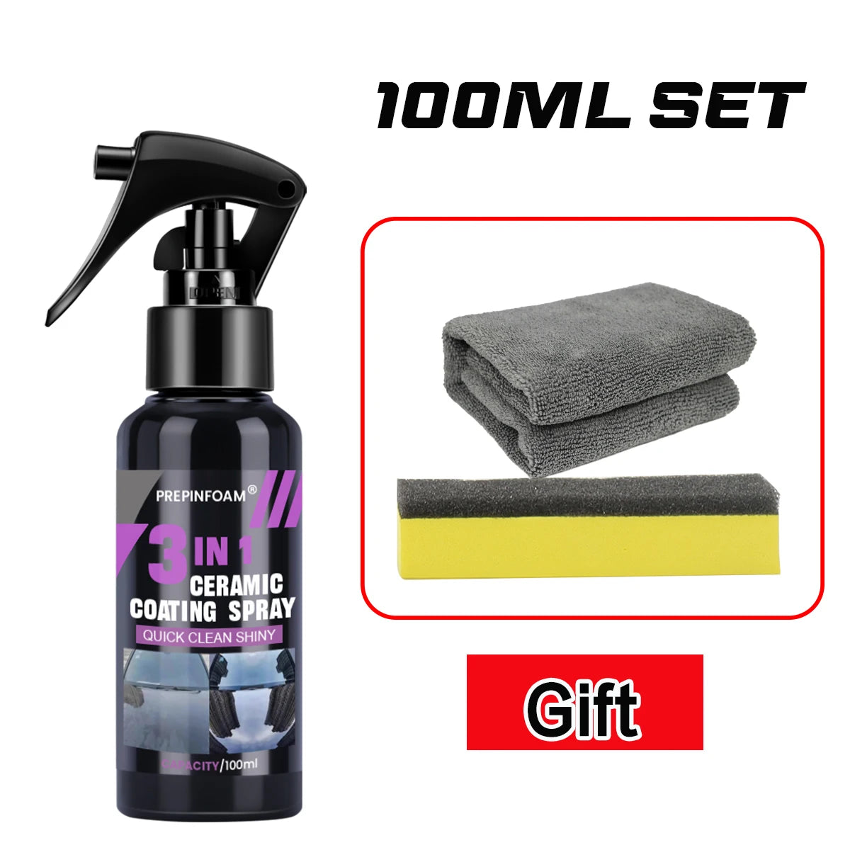 Nano Ceramic Coating Spray for Car Paint