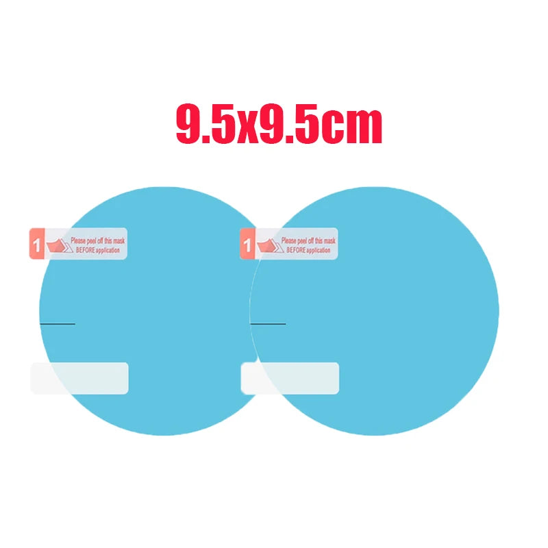 Rainproof Anti-Fog Film Pair for Car Side Mirrors and Windows