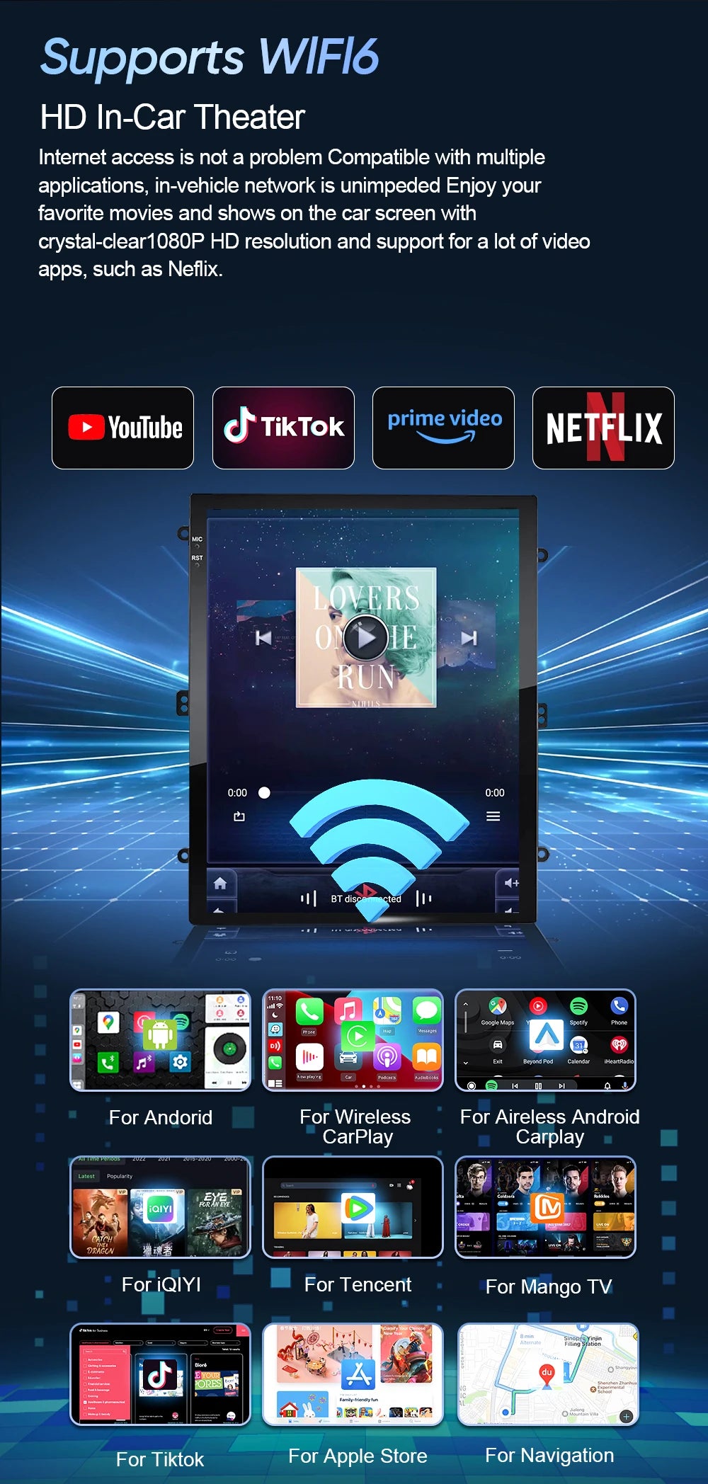 9.7-Inch Android 12 Car Radio for 2014-2017 Jeep Grand Cherokee - image 23