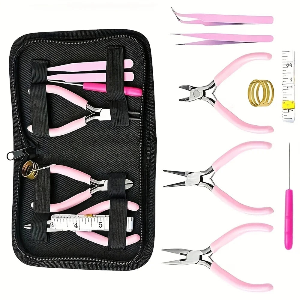 8pcs/5pcs/3ps/2pcs This Is a Set of Pliers, Tweezers, and an Opening Ring, a Portable and Multi-Purpose Tool