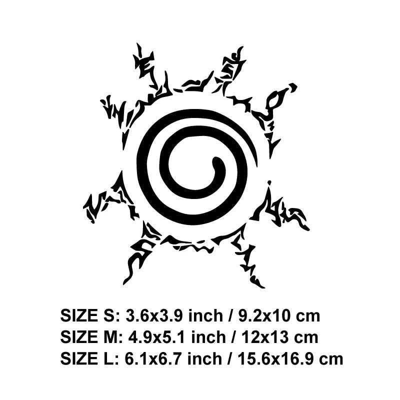 Circular Tribal Totem Vinyl Decal for Car, Motorcycle and Laptop