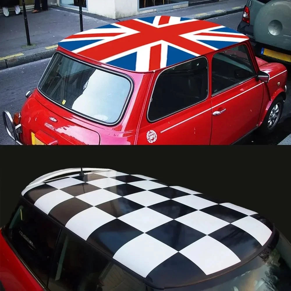 Union Jack Car Full Roof Cover Top Decal Sticker Protector Film For Mini Cooper S R50 R53 R55 Clubman R56 R60 Countryman F55 F56