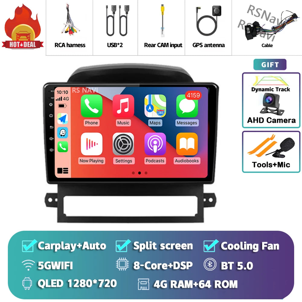 9 Inch Android CarPlay Radio for Chevrolet Captiva 2008-2012 - image 33