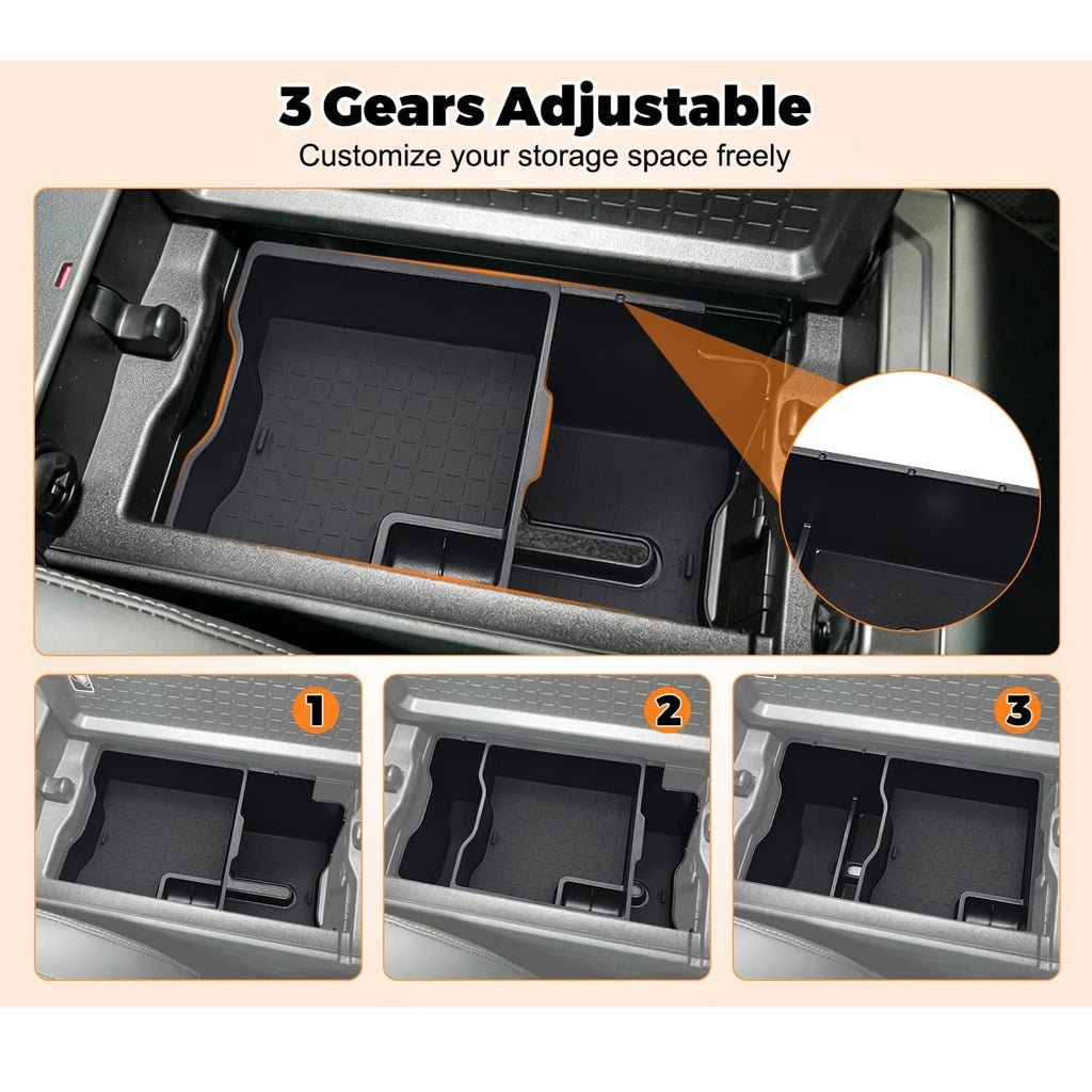 2-Layer Center Console Organizer for Toyota RAV4 XA60 2026-2027