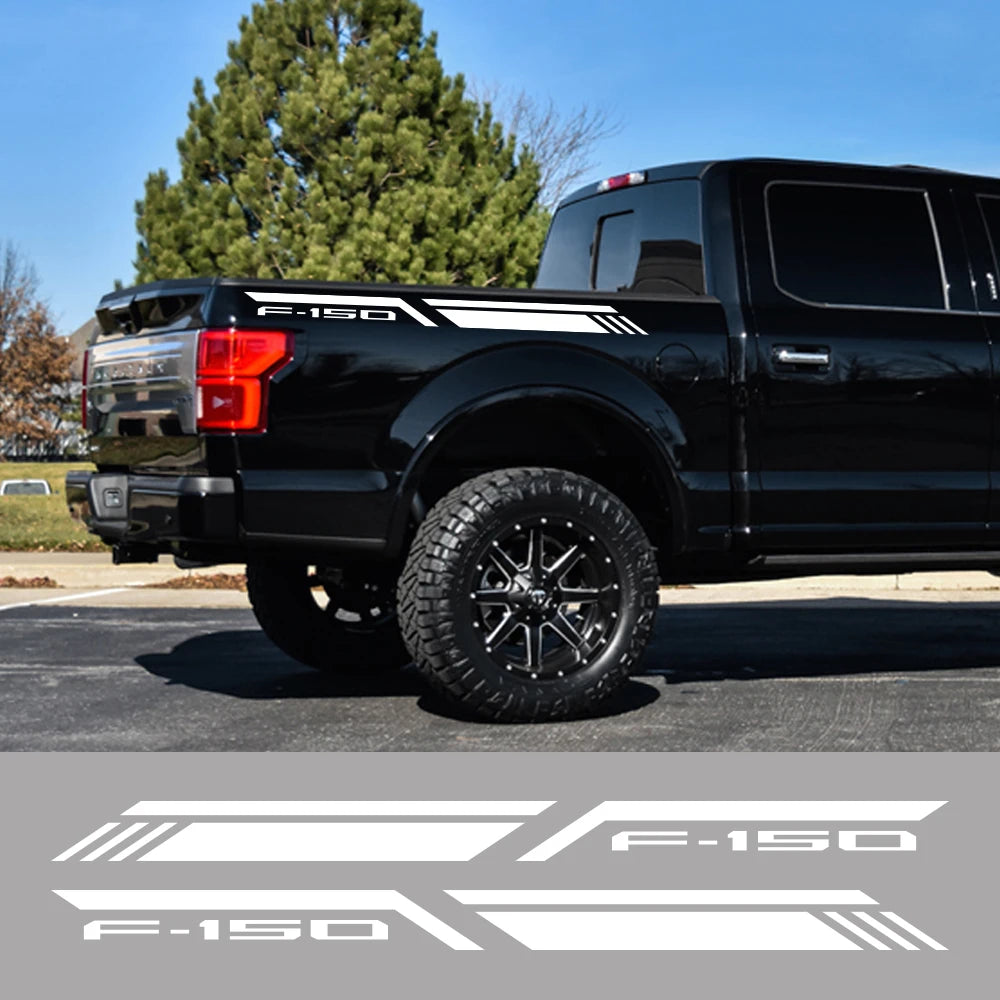 Pickup Bed Side Stripe Decal for F150 Raptor Lariat