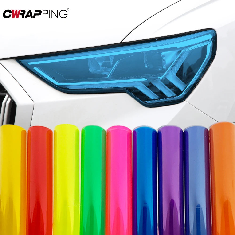 Car Headlight & Taillight Tint Wrap Film 30cm x 1m