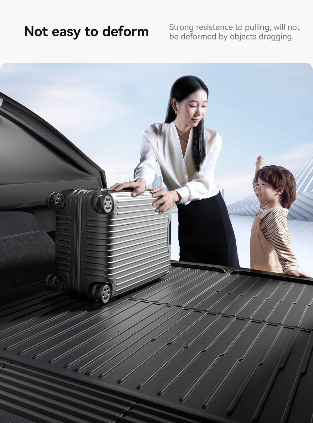 All-Weather TPE Trunk Mat for Model Y and Model 3