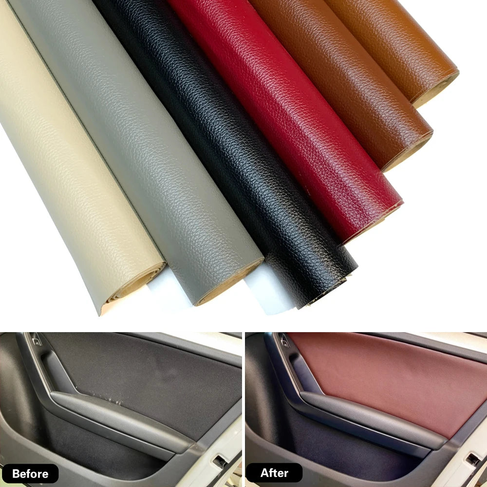 Self-Adhesive PU Leather Repair Sheet for Car Seats and Sofas