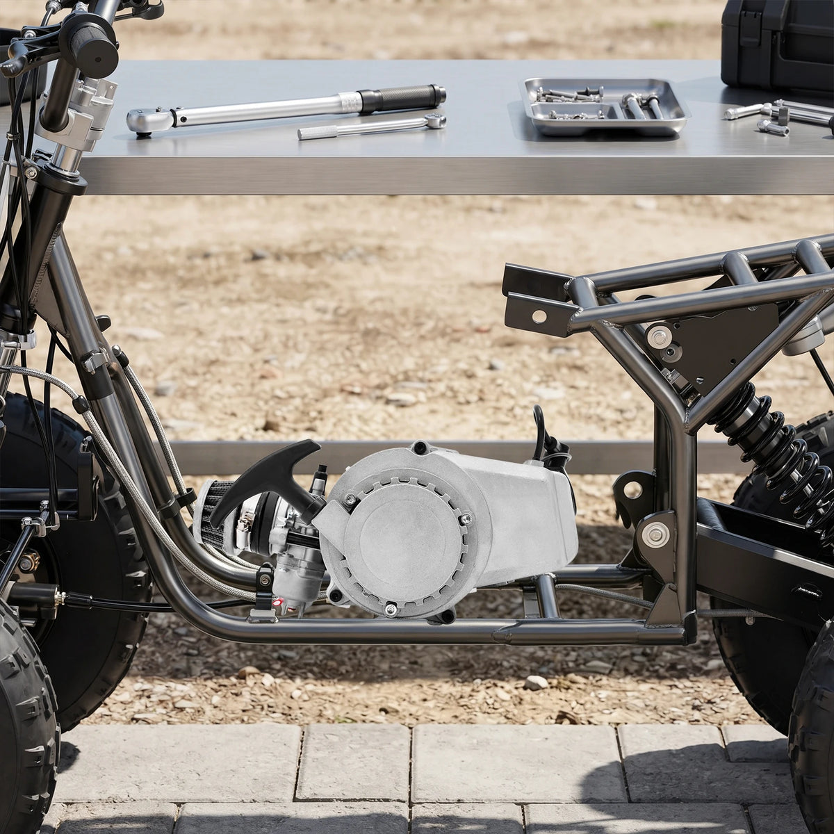 49cc 2-Stroke Gas Engine Kit for Pocket Bikes and Mini ATVs