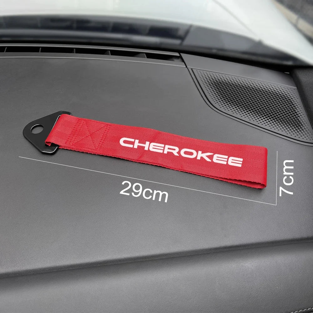 Jeep Grille Red Decorative Tow Rope - Wrangler Renegade Cherokee - image 14