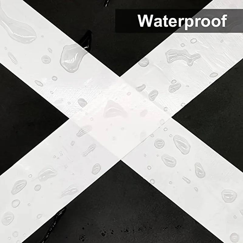Heavy Duty White Duct Tape, 2 Inches X 30 Yards, 8.27 Mil Thickness, Strong, Flexible, No Residue, for Repairs, Industrial