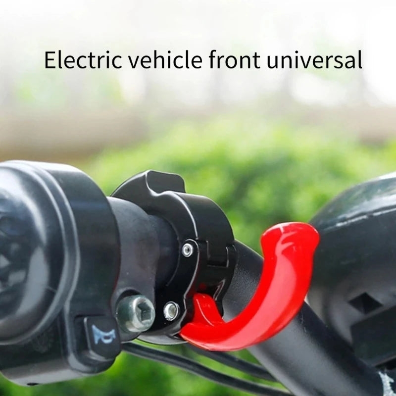Cycling Helmet Shopping Bag Convenient Hook, No-Drill Bicycle Handlebar Hook, Multifunctional Cycling Accessory, Bicycle Mountain Bike Hook, Universal Front-Mounted No-Drill Hook for Electric Bikes, Road Bikes, and Scooters