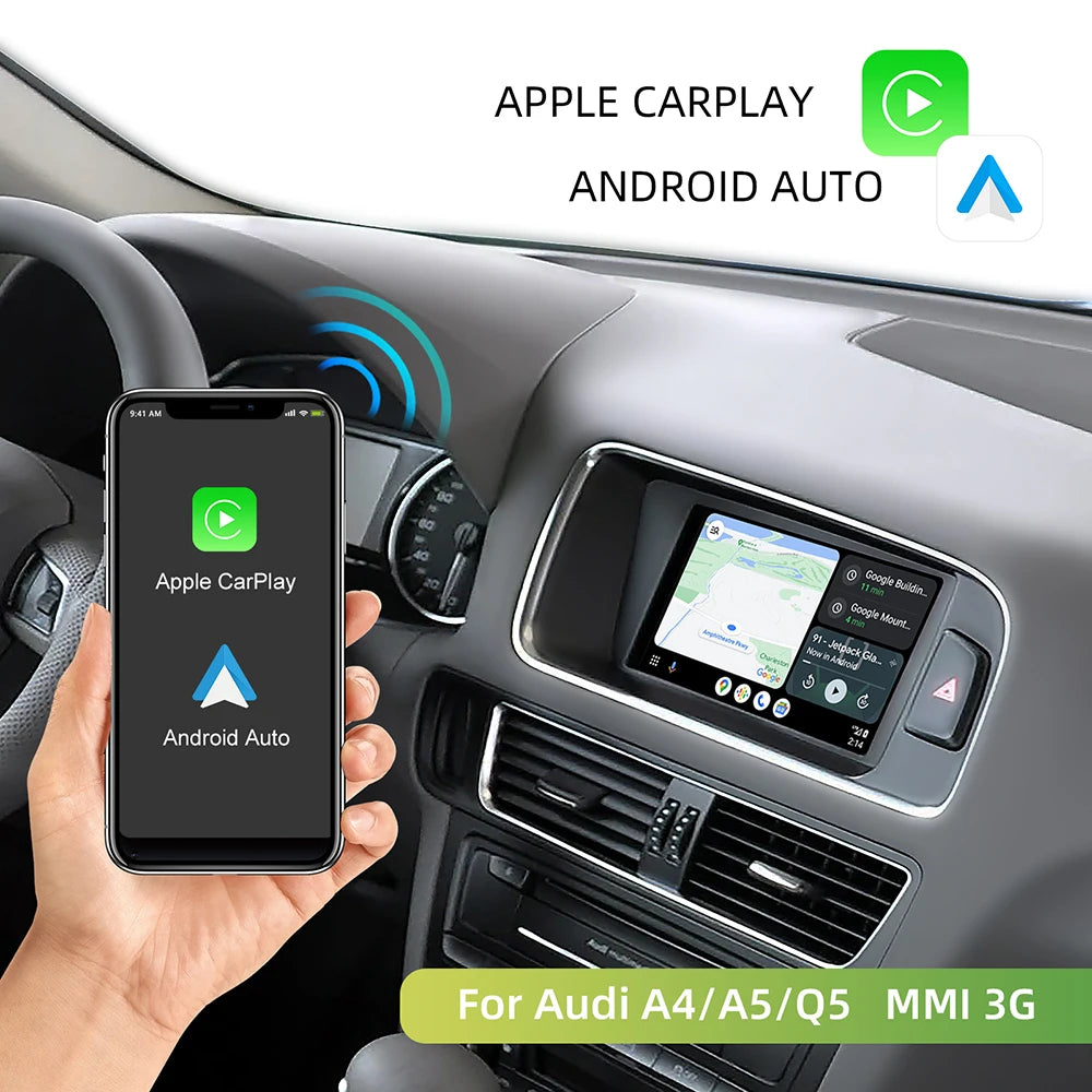 Wireless CarPlay & Android Auto Upgrade for Audi A4 A5 Q5 MMI 3G - image 2