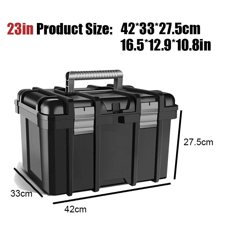 Large Capacity Multifunctional Household Portable Tool Box 22/24 Inch Hardware Organizer