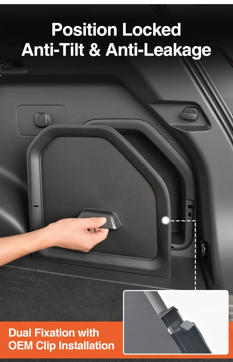 Trunk Side Storage Divider Cover for Toyota RAV4 2026