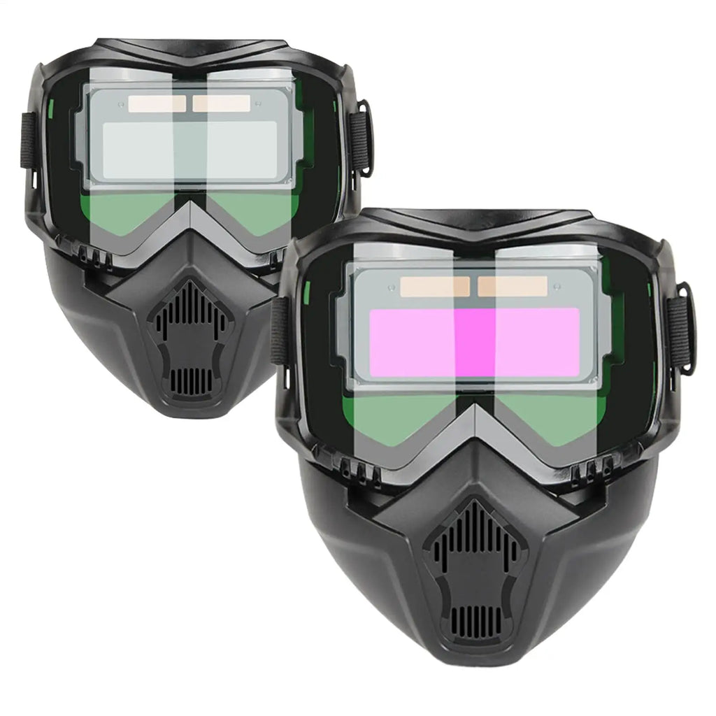 Welding Helmet Auto Darkening Breathable Welding Protector Welder Face Protector Soldering Protective Hood for Polishing