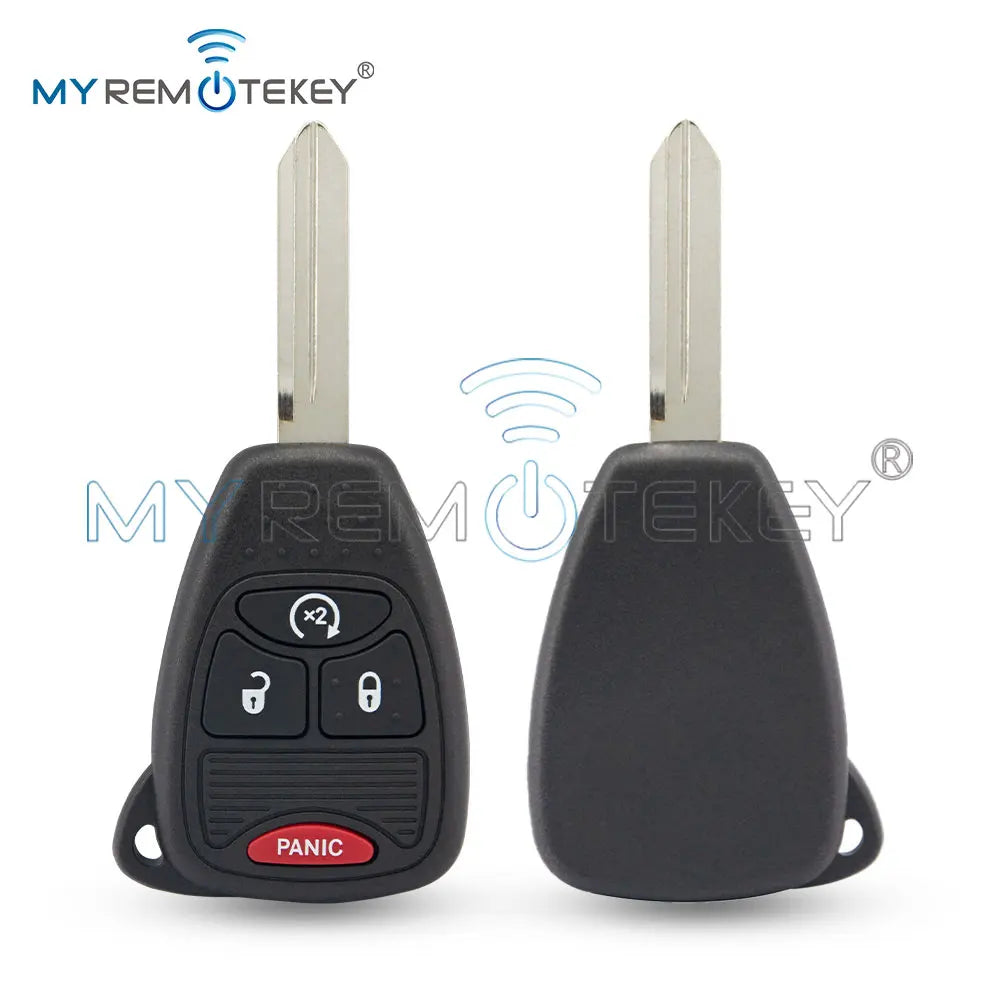 Replacement Key Shell Case for Chrysler Dodge Jeep (2-6 Button) - image 2