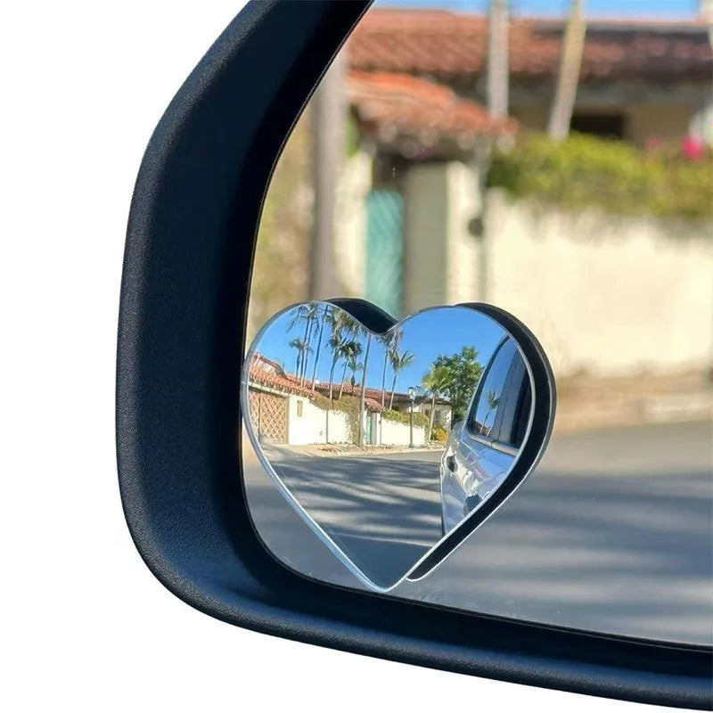 Heart Shaped Blind Spot Mirrors for Car and Truck Safety - image 2