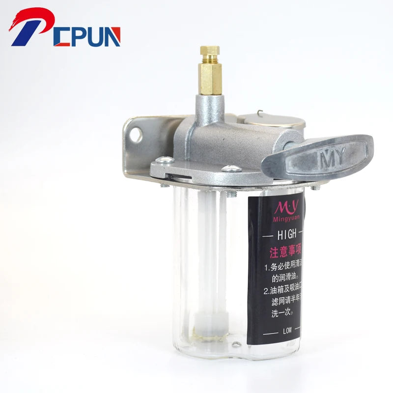 Manual Lubrication Piston Oil Pump, Hand-Operated for Centralized Lubrication Systems and CNC Machines