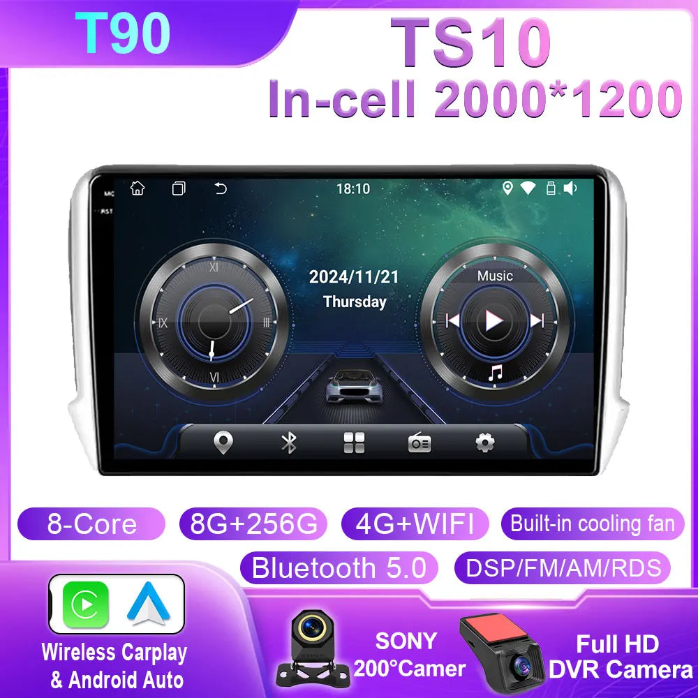Android Car Stereo for Peugeot 2008/208 2012-2018 Touchscreen - image 10