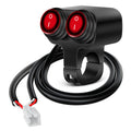 Nilight Dual Push-Button Handlebar Switch, 12V Waterproof