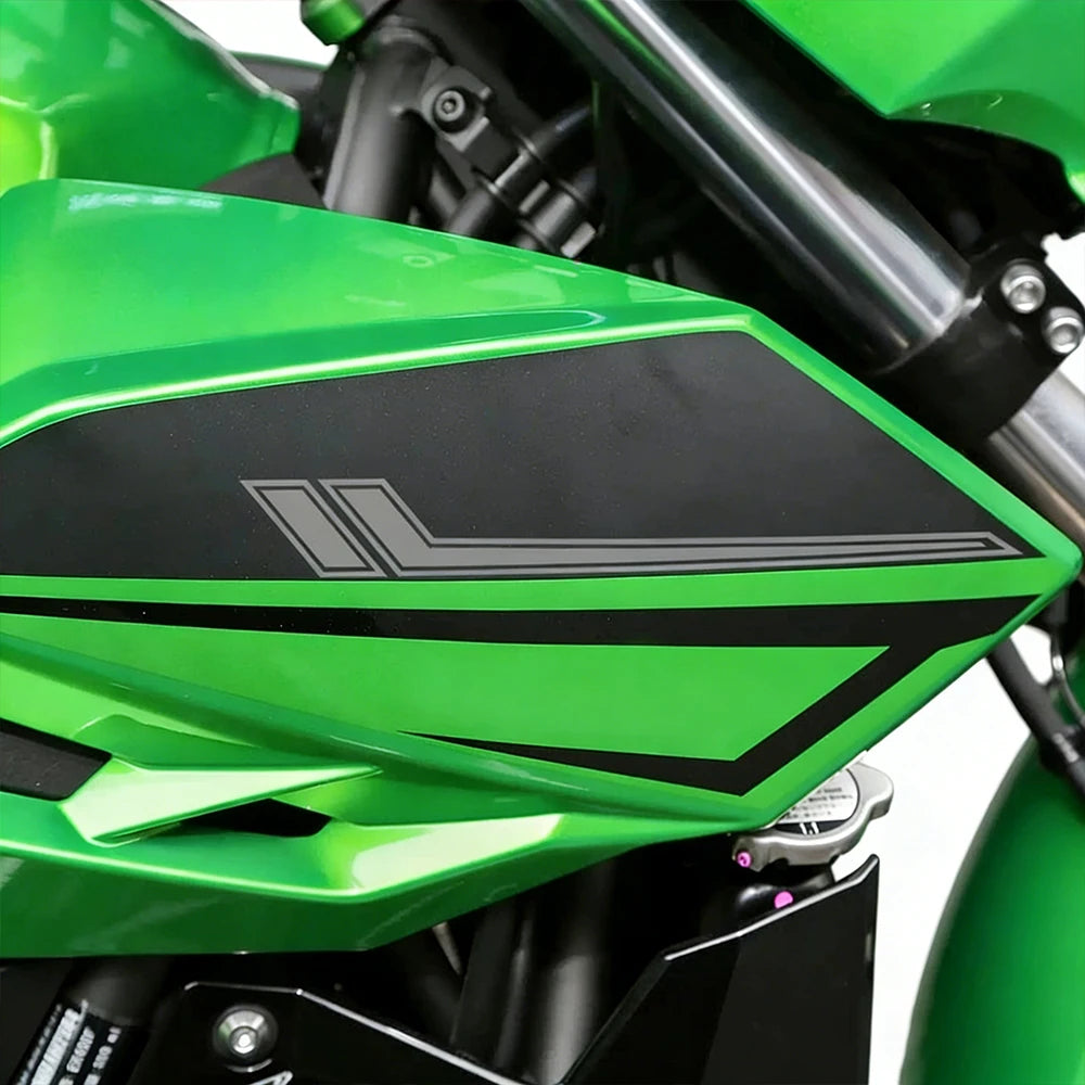 Universal Reflective Motorcycle Front Fender Decal, Waterproof - view 2