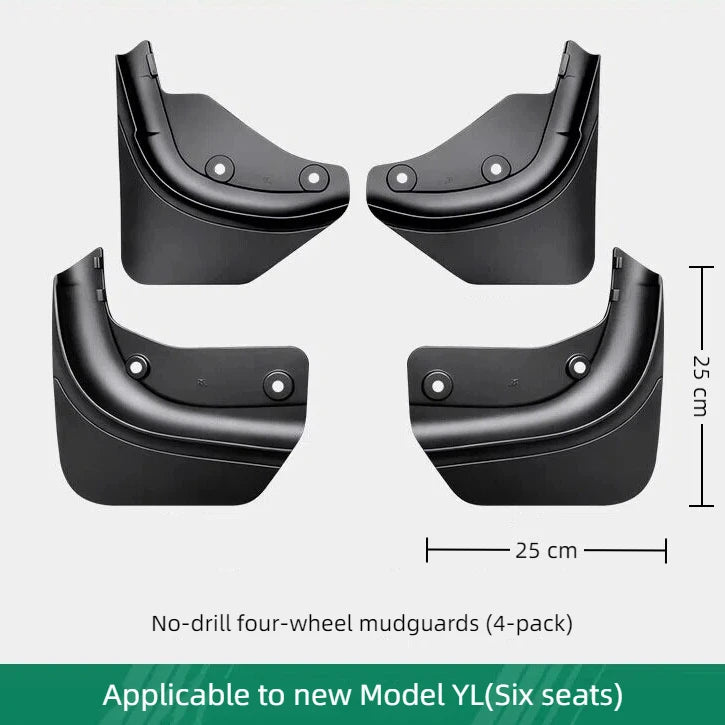 Smart Mud Flaps for Model Y Model 3 Accessories Splash Guards Car Paint Protection Ideal for All Roads