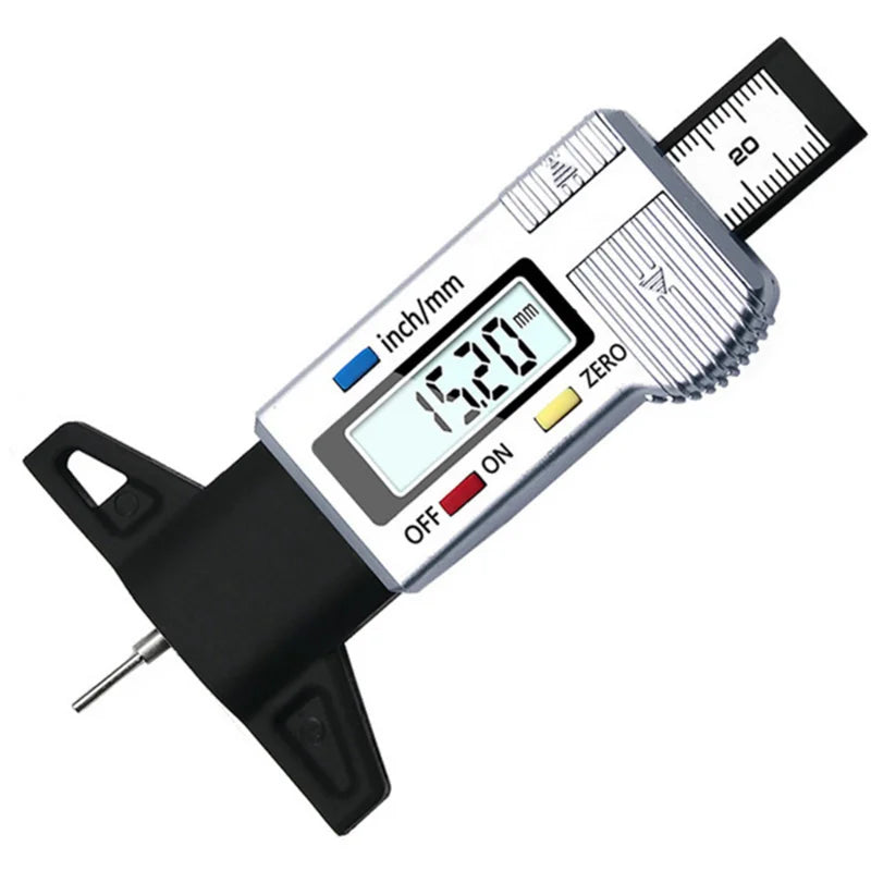 Digital Tire Tread Depth Gauge, Tire Wear Measuring Tool for Cars