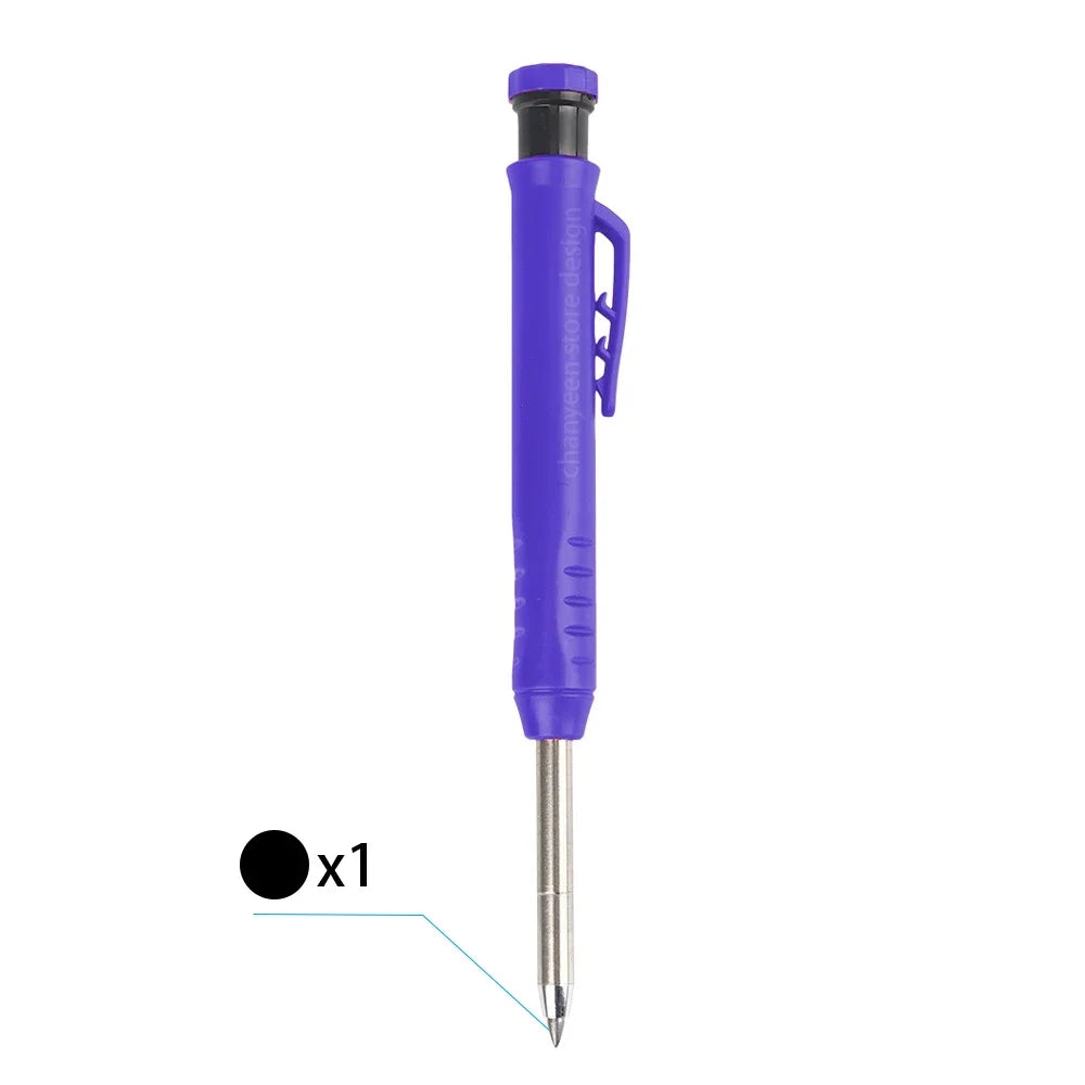 3-Color Carpenter Pencil Set with Sharpener & Refills - image 35