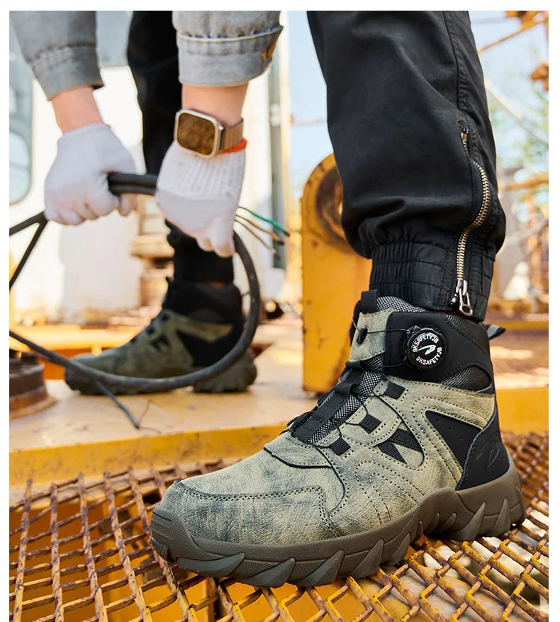 Steel Toe Safety Boots, Smash-Proof & Puncture-Resistant - image 34