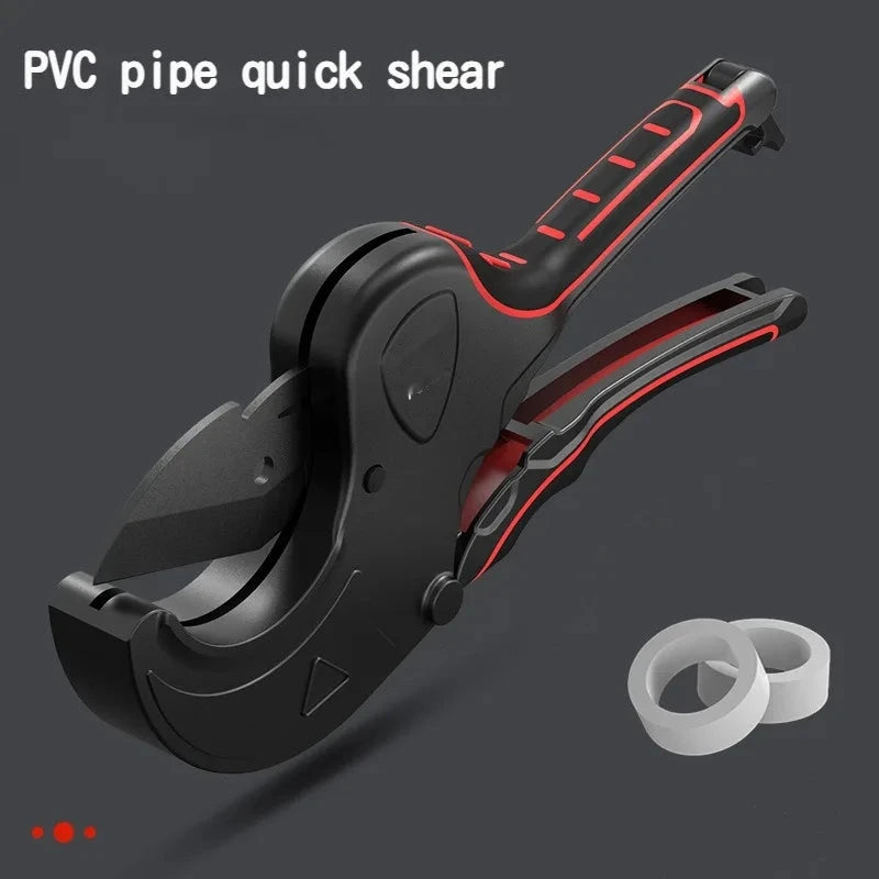 Pipe Cutter 32–75mm – Ratchet Scissors for PVC/PPR Pipes