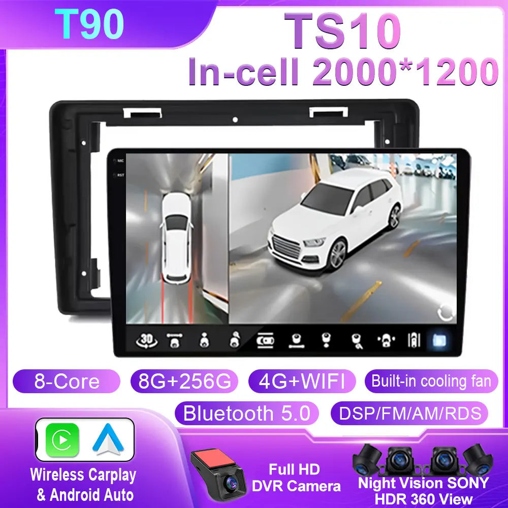 9-inch Android Car Radio with GPS & CarPlay for Citroen C2 C3 - image 16
