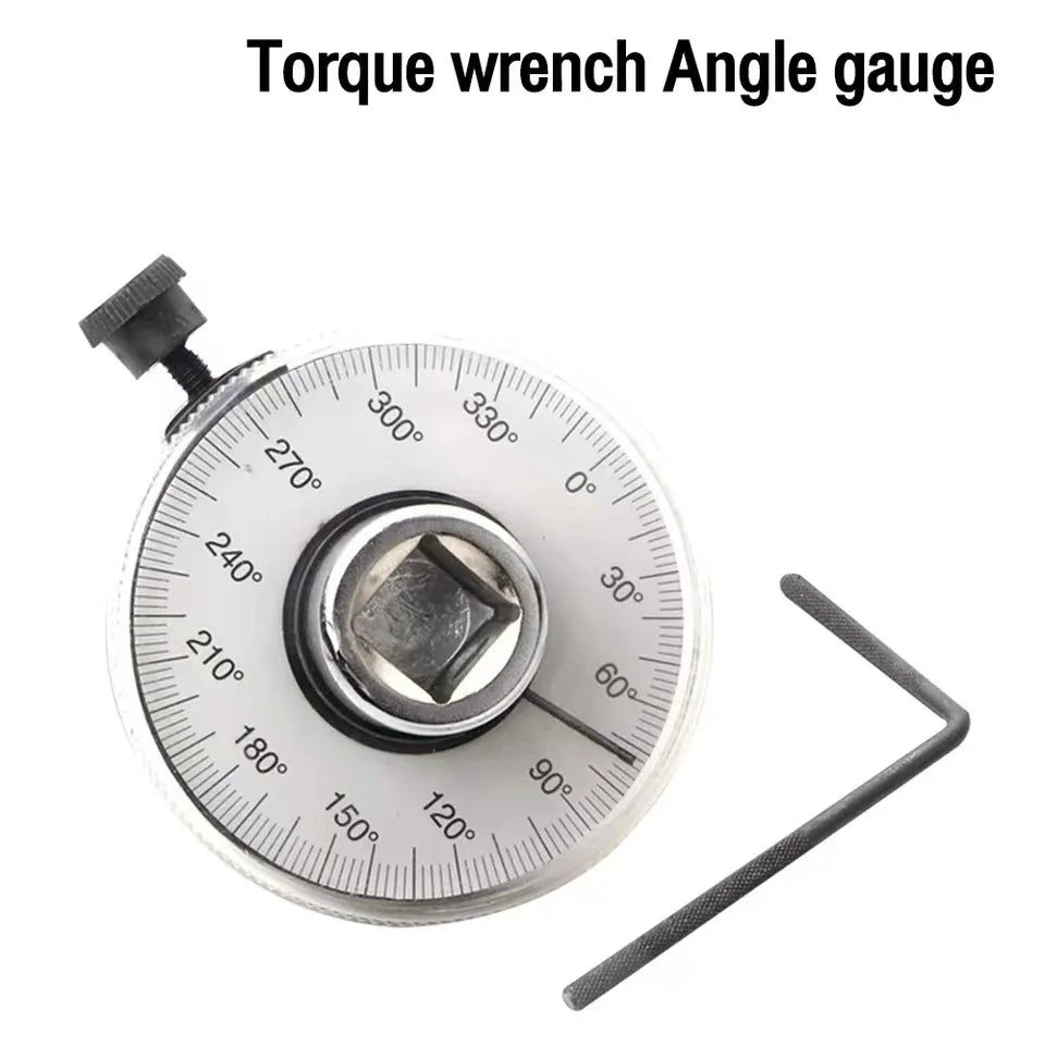 Torque Wrench Torquemeter Dial Hand Tool Auto Service Equipment Garage Calibrated In Degrees Automotive Tools Car Repairing