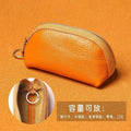 Car Keychain Covers Men Key Holder Leather Car Key Wallets Housekeeper Keys Organizer Zipper Key Case Bag Pouch Purse