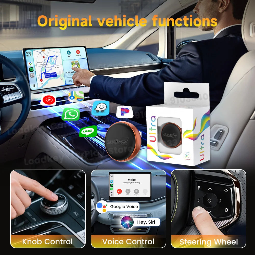Carlinkit Mini Ultra Wireless CarPlay & Android Auto Adapter - image 5